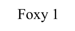 FOXY 1 trademark
