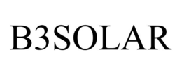 B3SOLAR trademark