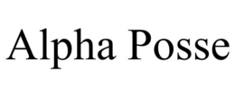 ALPHA POSSE trademark
