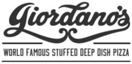 GIORDANO'S WORLD FAMOUS STUFFED DEEP DISH PIZZA trademark