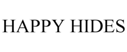 HAPPY HIDES trademark
