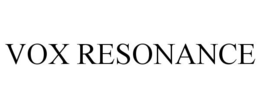 VOX RESONANCE trademark