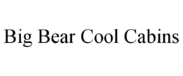 BIG BEAR COOL CABINS trademark