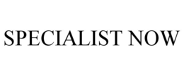SPECIALIST NOW trademark