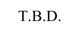 T.B.D. trademark