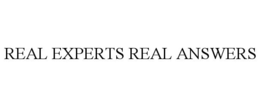 REAL EXPERTS REAL ANSWERS trademark