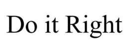 DO IT RIGHT trademark