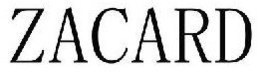 ZACARD trademark