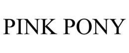 PINK PONY trademark