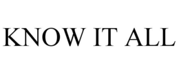 KNOW IT ALL trademark