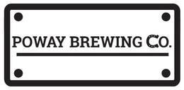 POWAY BREWING CO. trademark