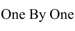 ONE BY ONE trademark