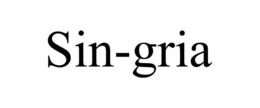 SIN-GRIA trademark