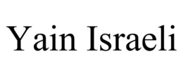 YAIN ISRAELI trademark
