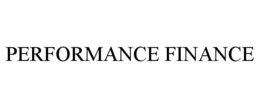 PERFORMANCE FINANCE trademark
