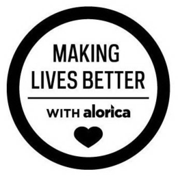 MAKING LIVES BETTER WITH ALORICA trademark
