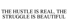 THE HUSTLE IS REAL, THE STRUGGLE IS BEAUTIFUL trademark