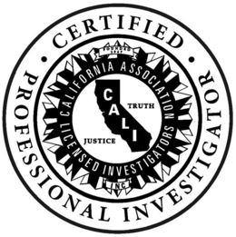 CERTIFIED PROFESSIONAL INVESTIGATOR FOUNDED 1947 INC CALIFORNIA ASSOCIATION LICENSED INVESTIGATORS JUSTICE CALI TRUTH trademark