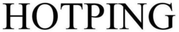 HOTPING trademark