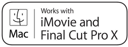 MAC WORKS WITH IMOVIE AND FINAL CUT PROX trademark