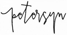 PETERSYN trademark