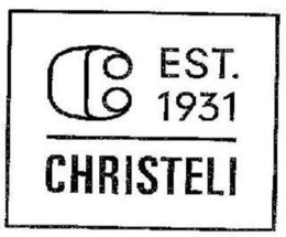 CC EST. 1931 CHRISTELI trademark