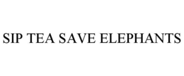 SIP TEA SAVE ELEPHANTS trademark