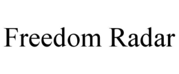 FREEDOM RADAR trademark