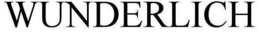 WUNDERLICH trademark