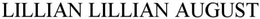 LILLIAN LILLIAN AUGUST trademark