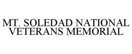 MT. SOLEDAD NATIONAL VETERANS MEMORIAL trademark