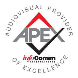 APEX INFOCOMM INTERNATIONAL AUDIOVISUALPROVIDER OF EXCELLENCE trademark