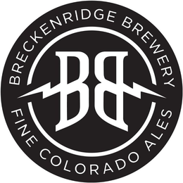 BRECKENRIDGE BREWERY FINE COLORADO ALES BB trademark