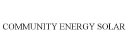 COMMUNITY ENERGY SOLAR trademark