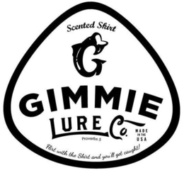 SCENTED SKIRT G GIMMIE LURE CO. PROVERBS 5 FLIRT WITH THE SKIRT AND YOU'LL GET CAUGHT! MADE IN THE USA trademark