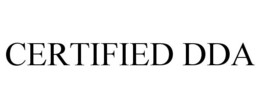 CERTIFIED DDA trademark