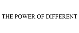 THE POWER OF DIFFERENT trademark