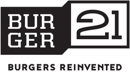 BURGER 21 BURGERS REINVENTED trademark