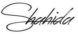 SHAHIDA trademark
