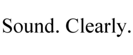 SOUND. CLEARLY. trademark