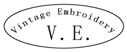 VINTAGE EMBROIDERY V.E. trademark