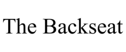 THE BACKSEAT trademark