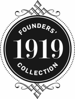 FOUNDERS' 1919 COLLECTION trademark