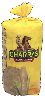 CHARRAS "THE REAL MEXICAN FLAVOR" trademark