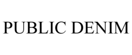 PUBLIC DENIM trademark