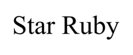 STAR RUBY trademark