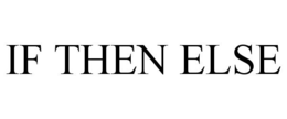 IF THEN ELSE trademark