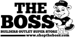THE BOSS BUILDERS OUTLET SUPER STORE WWW.SHOPTHEBOSS.COM BUDDY THE BOSS trademark