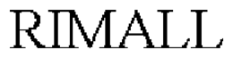 RIMALL trademark