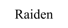 RAIDEN trademark